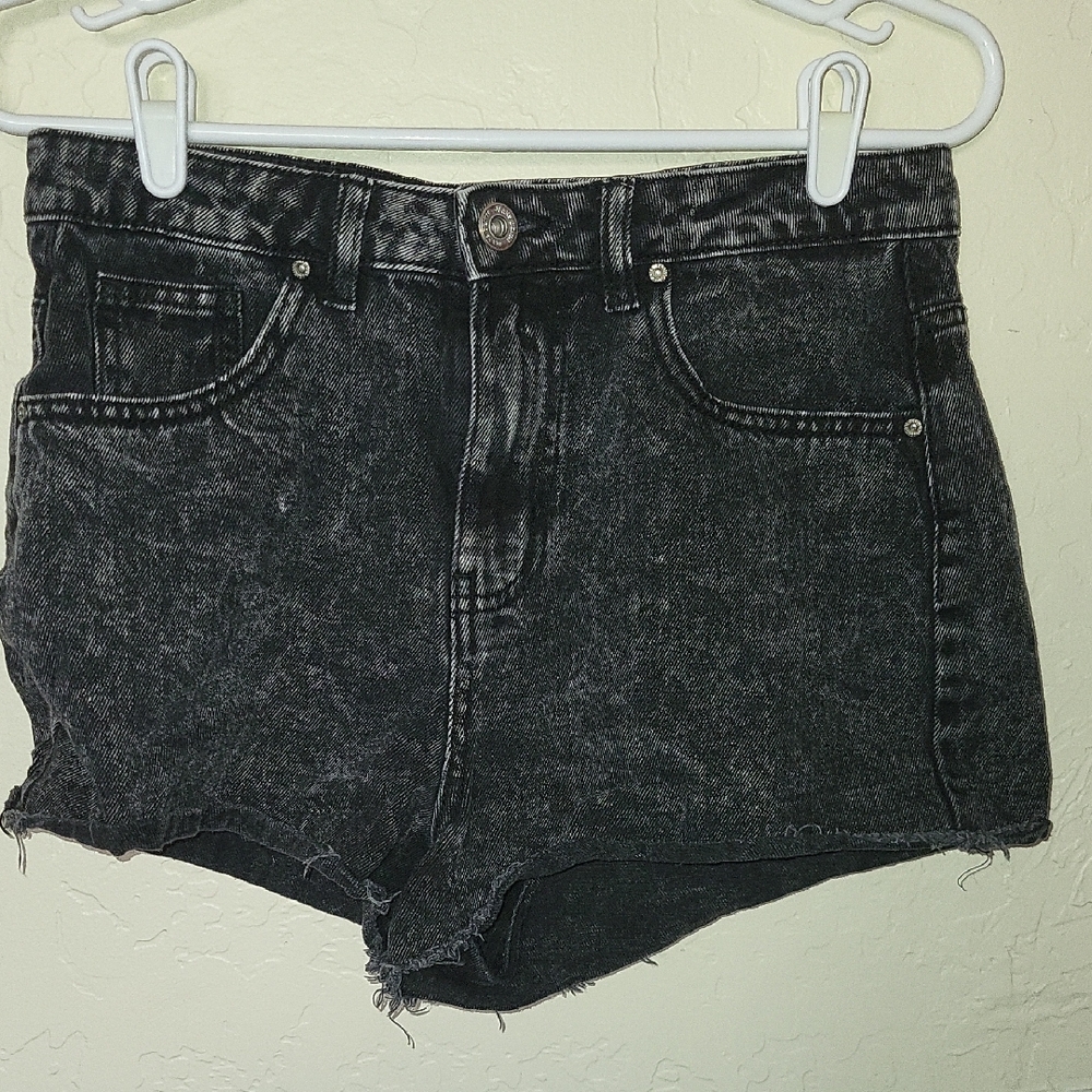 Stylish Black Denim Women Shorts